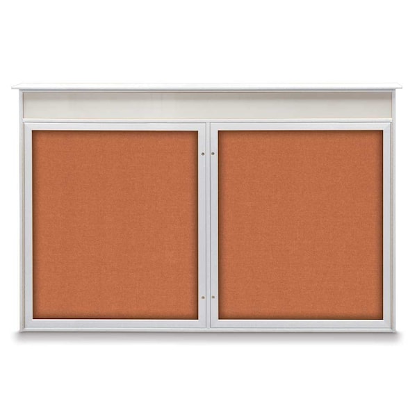 Open Faced Traditional Corkboard, 96x48"